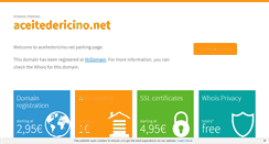 Desktop Screenshot of aceitedericino.net