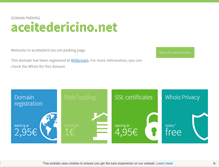 Tablet Screenshot of aceitedericino.net